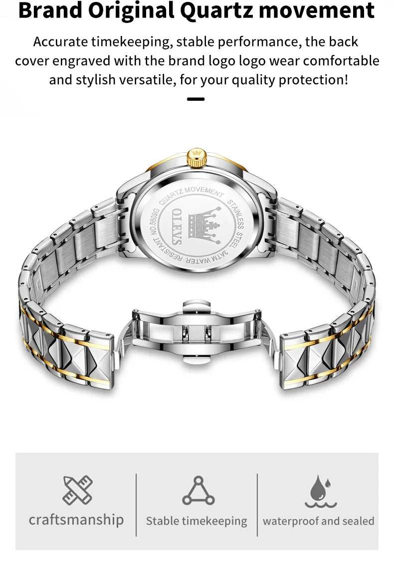 Everlasting Geometry - OLEVS 5609 Luxury Watch