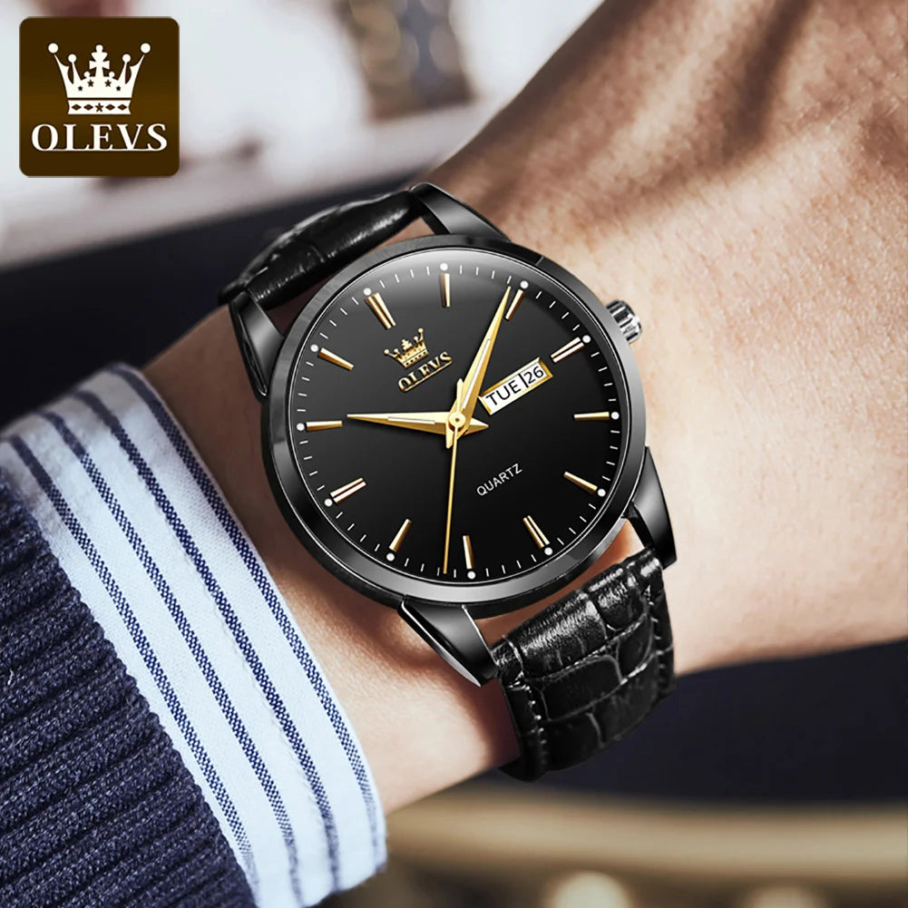 Old Fashioned - OLEVS 6898 Luxury Watch