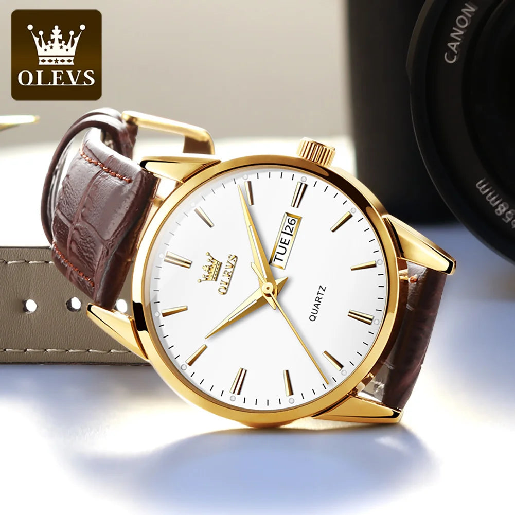 Old Fashioned - OLEVS 6898 Luxury Watch