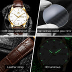 Old Fashioned - OLEVS 6898 Luxury Watch